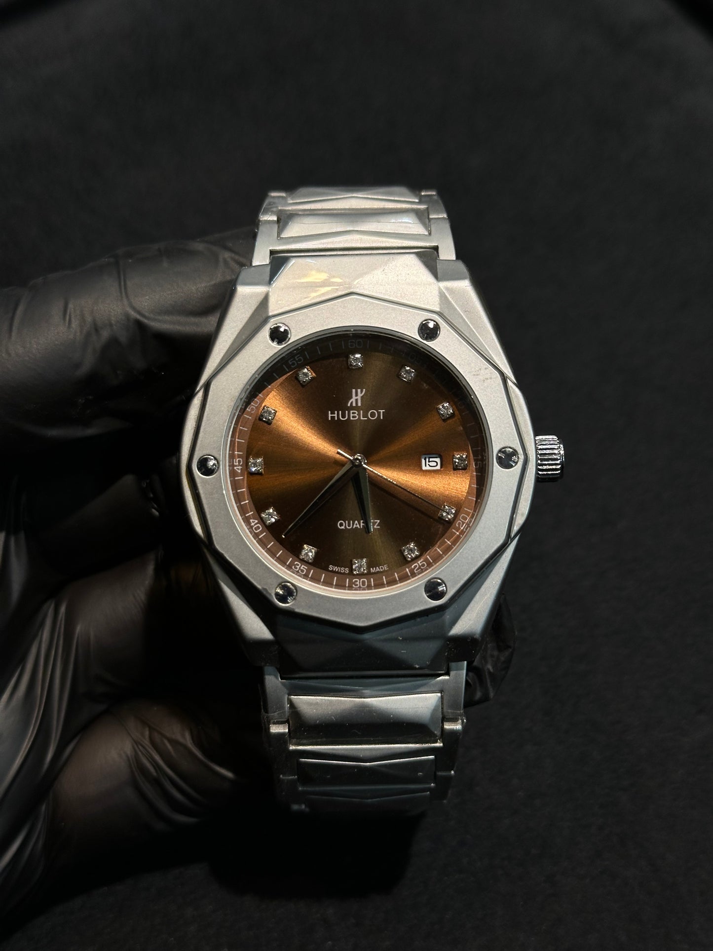 Hublot Style Octagonal