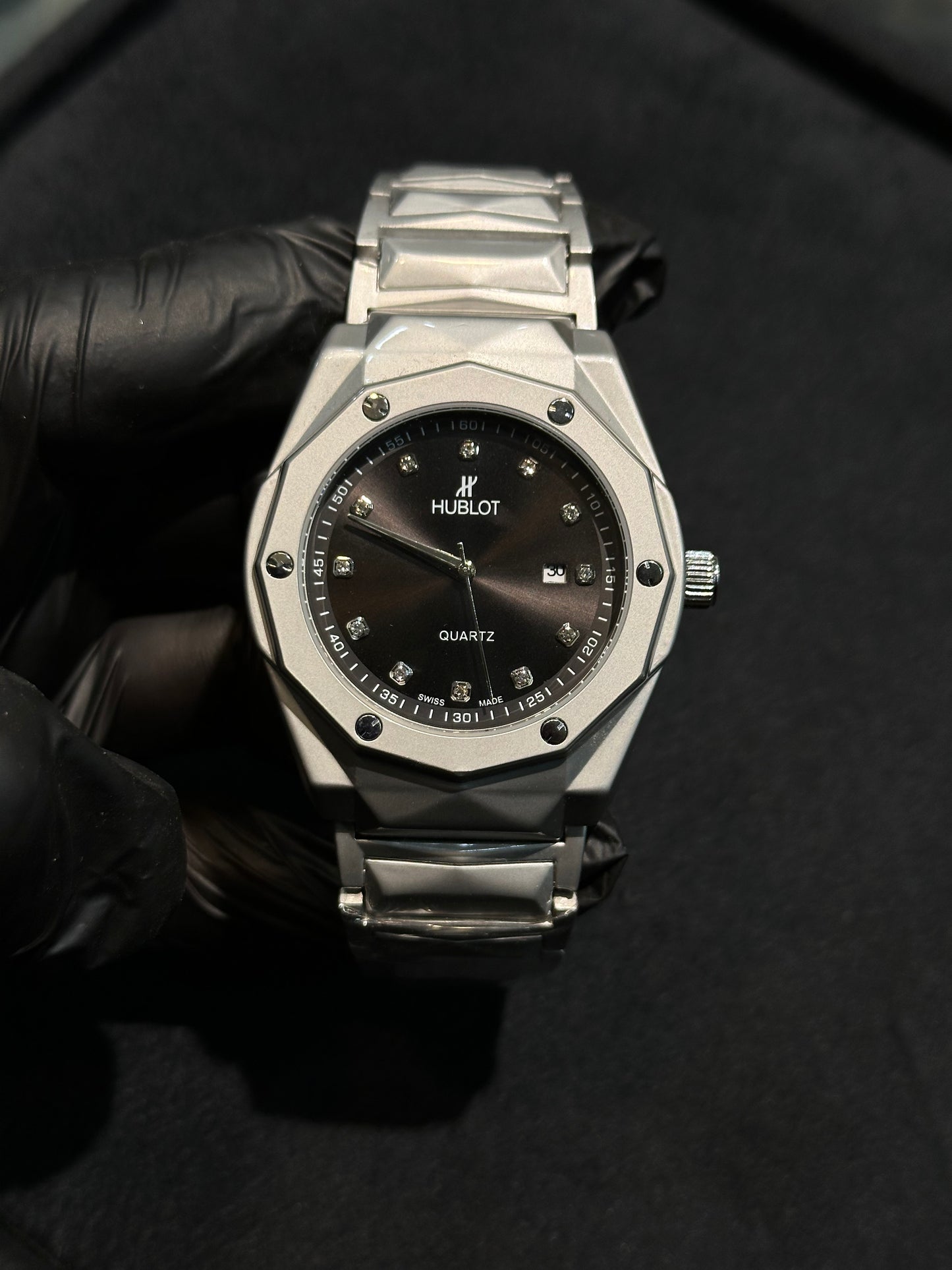 Hublot Style Octagonal