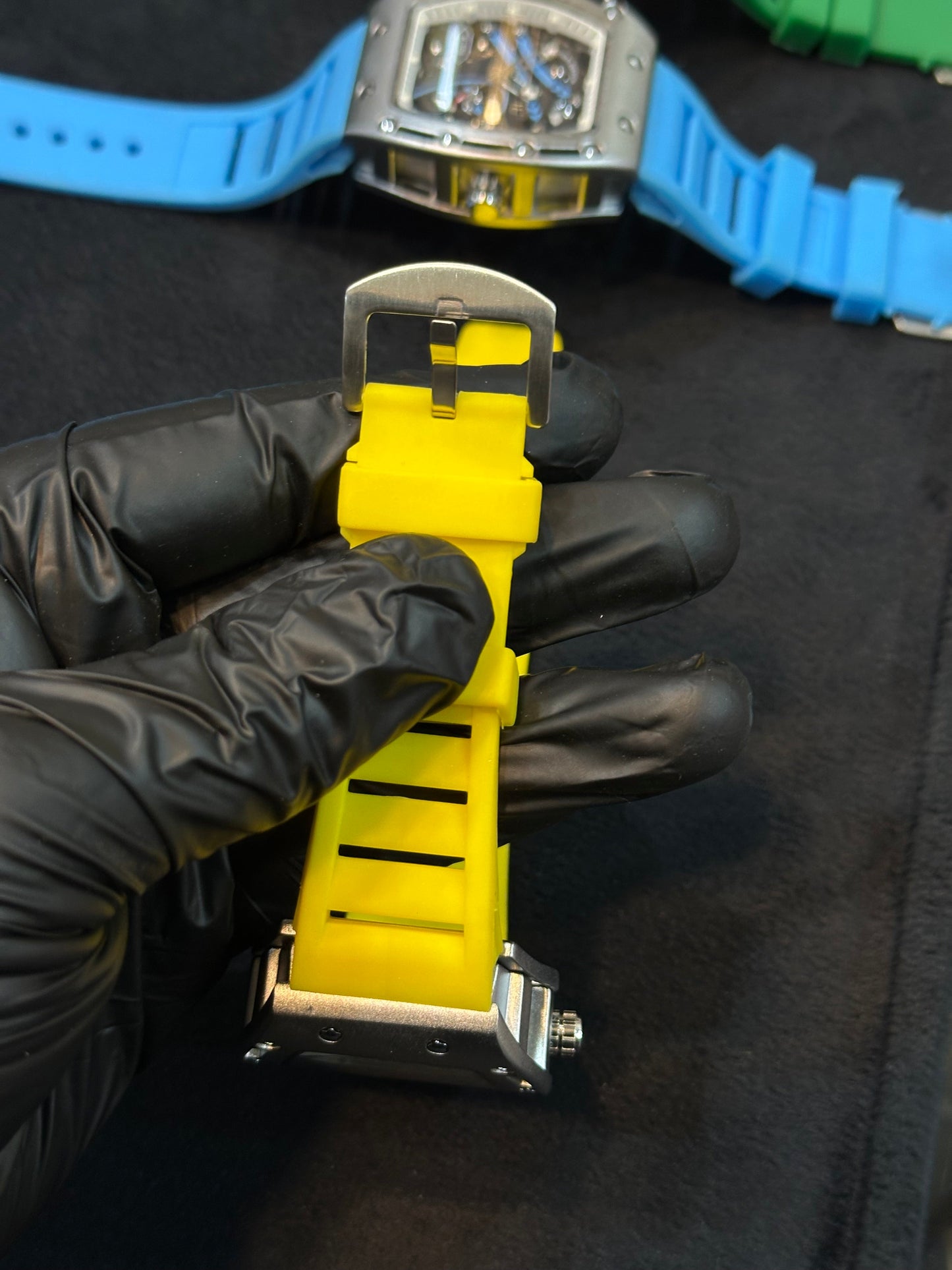 Richard mille back skull skeleton