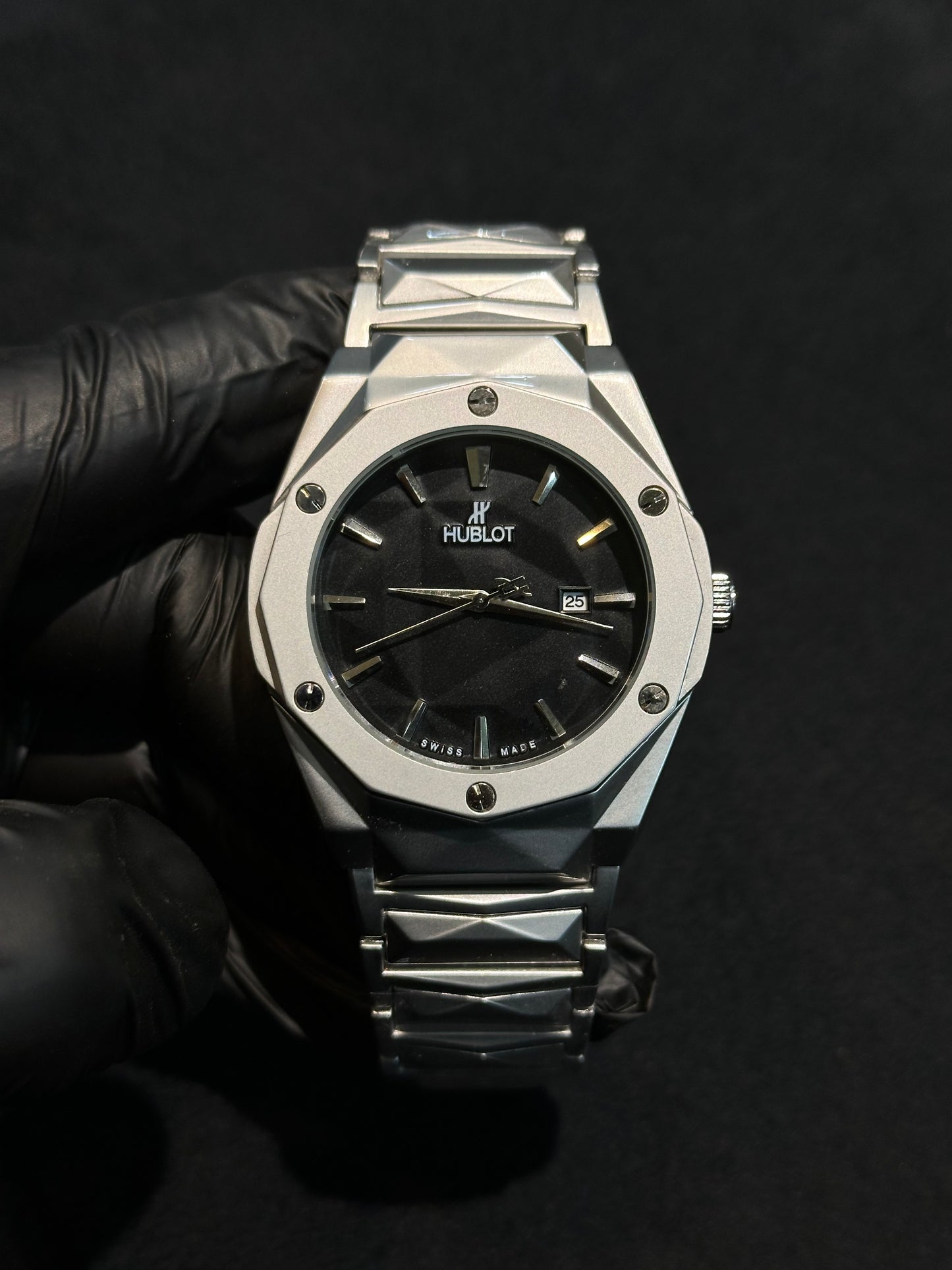 Hublot Style Octagonal