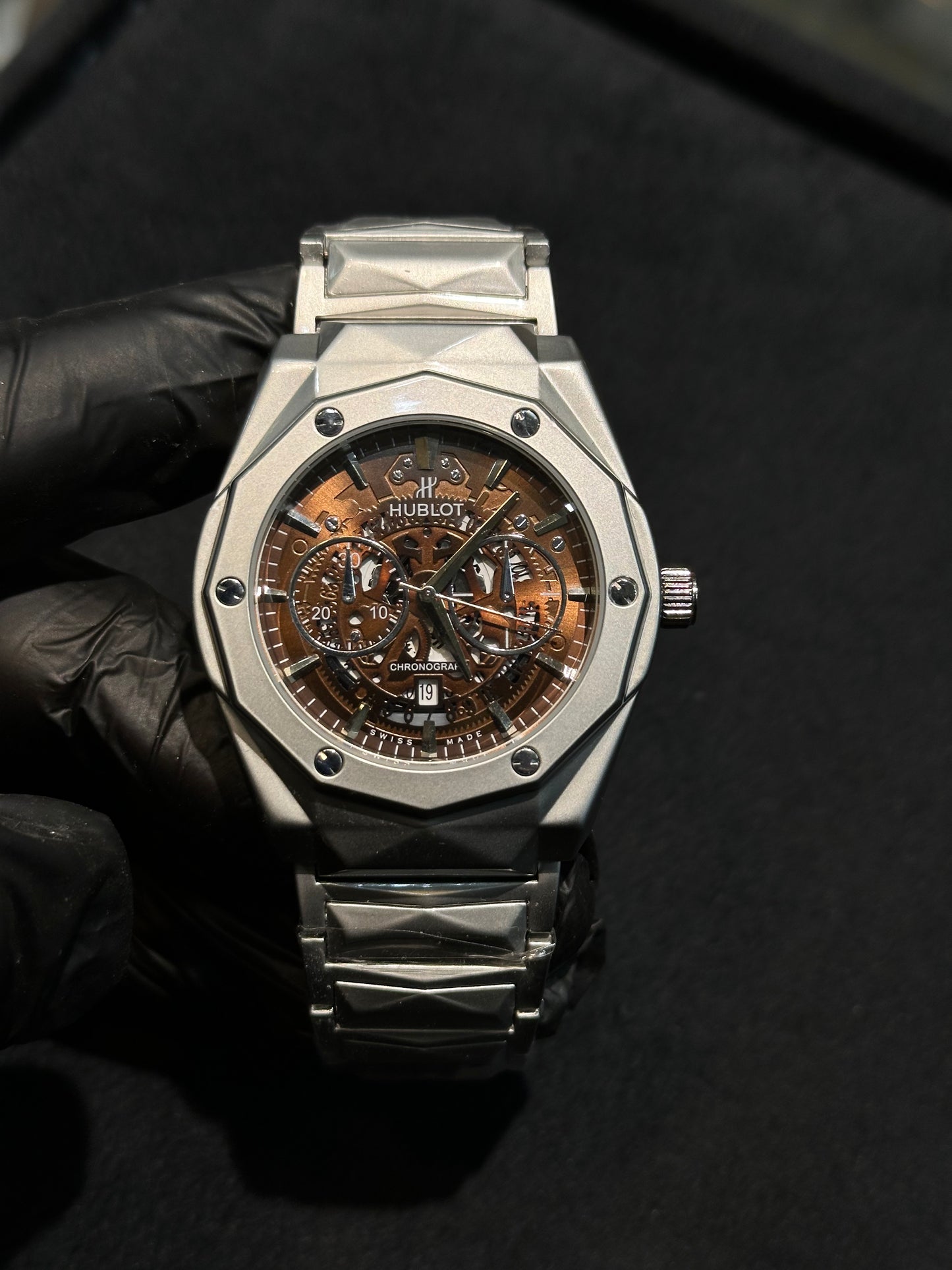 Hublot Style Octagonal