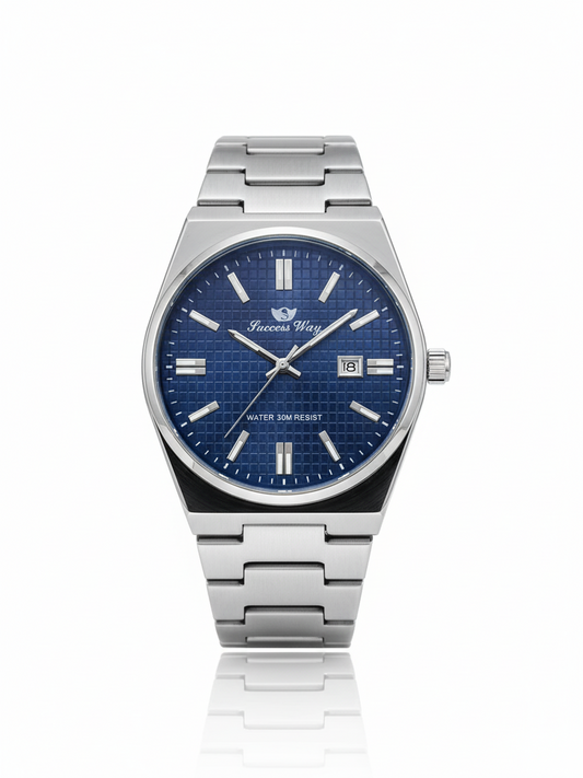 Men’s Blue Dial Stainless Steel